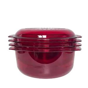 타파웨어 전자렌지용기 스마트렌지 스택쿠커 반찬통 찜기 3P세트