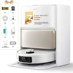 모바 V50 초완전 로봇 진공 청소기 및 걸레 자동 청소 24 000페이지 흡입 장애물 극복을 위한 트식