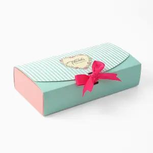 컬러 민트 미니 선물상자 23cmx11.5cmx5cm 10p세트