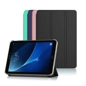 갤럭시 탭 A A6 10.1 ''(2016) T580 용 플립 타블렛 케이스 SM-T580 Folio Capa Funda PU 가죽 스마트 커
