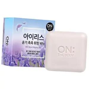 바디케어 온)플라워 아이리스 휘핑비누 90gX4