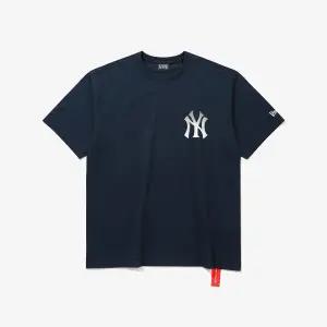 [뉴에라]뉴욕 양키스 하프톤 티셔츠 네이비 15147536_s