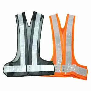 [나노가드] 주야간 인전조끼 메쉬형 신호수 X반도 (50개)