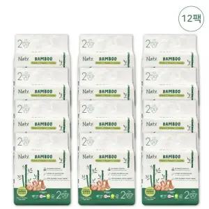 네띠 밴드형 기저귀 대용량 밤부 조리원 2단계 264매 MNS