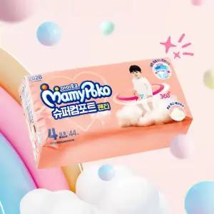마미포코 팬티형 기저귀 슈퍼컴포트 남아용 4단계 132매 1박스 MNS