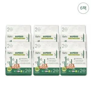 네띠 아기 기저귀 밤부 대나무 밴드형 2단계 132매 MNS