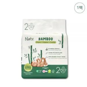 네띠 아기 기저귀 밴드형 밤부 신생아 임신 출산 2단계 22매 MNS