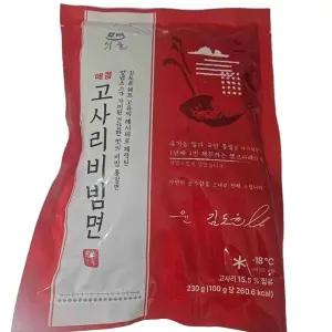 윤서울 매콤 고사리 비빔면 230g 3팩