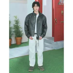 [에잇세컨즈] 스트럭처 세미와이드 핏 데님 팬츠  아이보리 (456221MC60)