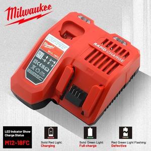 밀워키  3A 12V-18V 고속 충전기 듀얼 포트 다중 전압 리튬이온 배터리 호환