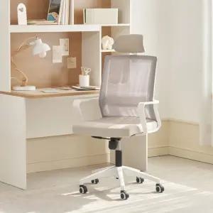 [모던하우스(가구)] 모던하우스 닐튼 오피스체어 헤드레스트 베이지 CF0324002