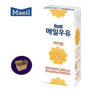 우유 저지방&고칼슘 2% 200ML 24팩