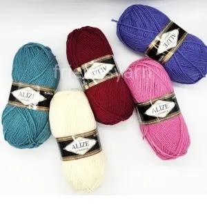 알리제 라나골드 클래식 겨울 목도리 털실 뜨개실 프랜즈얀