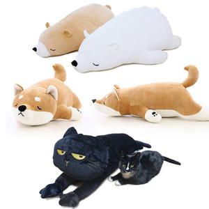 바디필로우 인형 대형 꿀잠 시바견 인형 꿀잠 곰 고양이 쿠션 인테리어 소품