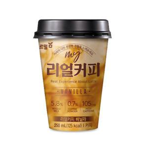 푸르밀 리얼커피 250ml 바닐라맛 20개(2box) 무배 컵커피