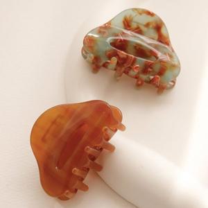 [제이로렌] 프랑스 반올림 반묶음 미디엄 집게핀 H01076