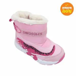 [보리보리/토박스]다이노솔즈 티렉스 라인 부츠 핑크 DNKCD4TSTL11PNK