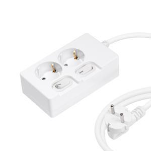 뉴잇 16A 개별 스위치 멀티탭 2구, 1.5m, 1개