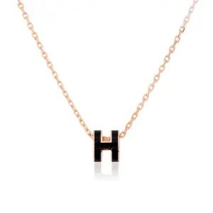 (당일출고)(선물포장)  목걸이 POP-H MINI 미니팝아슈 블랙+로즈골드