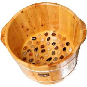 나무 족욕통 발지압 세척 클리너 습식 휴대용 찜질