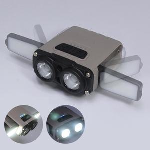 블랙울프 BW D8 충전식 헤드 랜턴 등산용 캡라이트