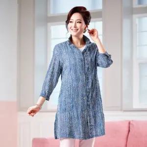 [마담엘레강스] 모던 스트라이프 재킷 K181JK03