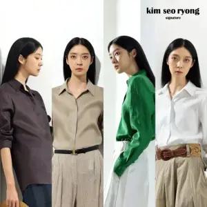 김서룡프렌치 린넨100% 셔츠 (여)