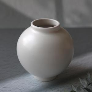 장인 제작 백자 달항아리 [100% 수공예품 항아리 이천 도자기 단지 화병 미니 옹기 장독 오브제 인테리어]