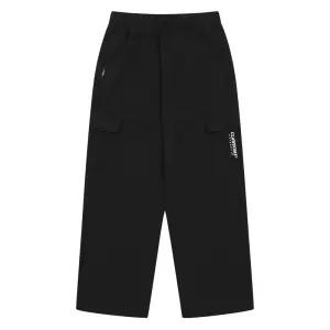 [에꼴리에] 남아 밴딩 나일론 스판 스트링 카고 팬츠 23C0734_BK