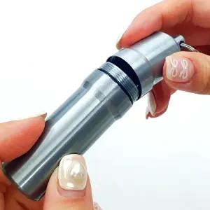 원통형 알루미늄 야외활동담배보관케이스 라이터보관케이스 5개비형