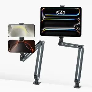 데이웍스 포디즈 그립 아이패드 핸드폰 자바라 거치대 태블릿 침대 탁상 집게형