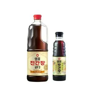 샘표 진간장 금F3 1.7L+맛간장 국찌개용 500ml