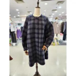 멜로디가든 세이브존08 라운드 체크 코트 M25WAH102 (43379640)