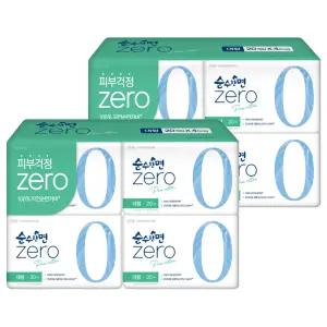 순수한면 제로 대용량 초흡수 순면 뉴 생리대 날개형 대형 20개입 8개