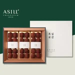 [아실](강남점)[아실청담] 흑실곶감 프리미엄 선물세트 1.5kg (50g 30입)+보자기 포장