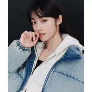 매장정품 리 LEE 우먼 벨루어 후드 집업 아이보리 LE2504HZ72IV 532767