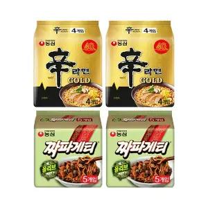 신골드혼합2(신라면골드2개,짜파게티2개)