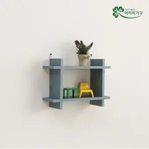 [아라마]끼움2층선반400/벽걸이/책꽂이/다용도수납