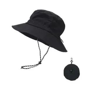 휴대용 아웃도어 버킷햇 블랙 벙거지모자 중절모 등산