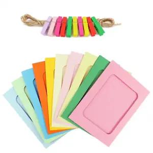 포토가랜드 DIY 컬러 종이 포토 액자 가랜드 10P 세트 RD-11613