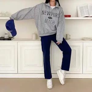 루즈핏 newport 집업 여성 기모 맨투맨 티셔츠bu24462 남아 빅사이즈 여자 남자 여성겨울 여아