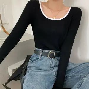 스타일 크롭 기본 가을니트 여성상의 포인트 겨울니트 브이넥니트 여성