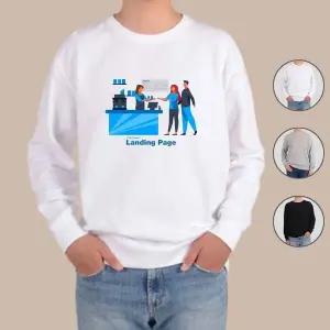 [하프클럽/알티피아]맨투맨 전색상 바리스타 카페 테이크아웃 디자인