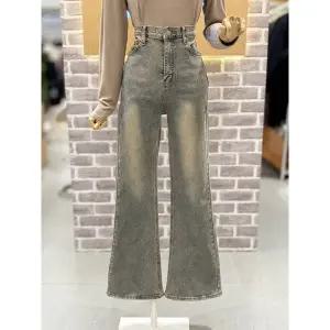 [레코브](대전신세계)속기모 워싱 부츠컷 데님팬츠(LC41F2DP004X)