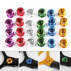 자전거파워미터 Litepro-자전거 체인링 볼트 싱글더블트리플 스피드 디스크 체인휠 나사 자전거 크랭크 체