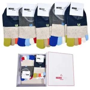 미치코런던 컬러 배색 숙녀 발가락 덧신0018aa 양말