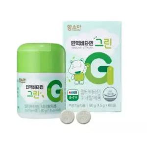 (정품) 함소아 면역비타민 그린 1박스 (1개월분) 5세~7세