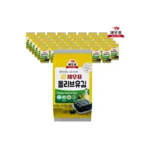 새우표 완도 올리브유 도시락김 5g x 48봉 어린이반찬/J