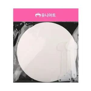 유니아트 1500 튼튼부채만들기 흰색 2개입 개(1개입) (WFKGPFZ)
