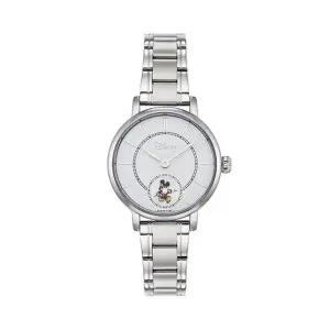 [신세계라이브쇼핑]디즈니 D12132MWW 미키마우스 무빙 여성 메탈 손목시계